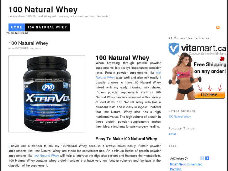 www.100naturalwhey.com