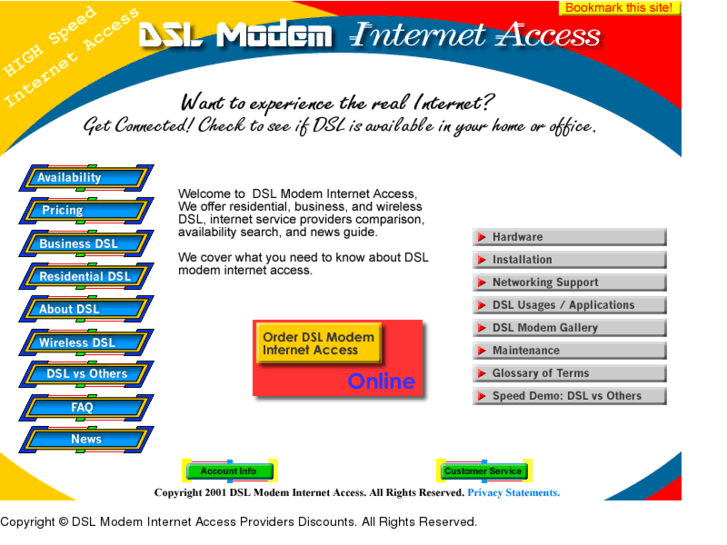www.dsl-modem-internet-access.com