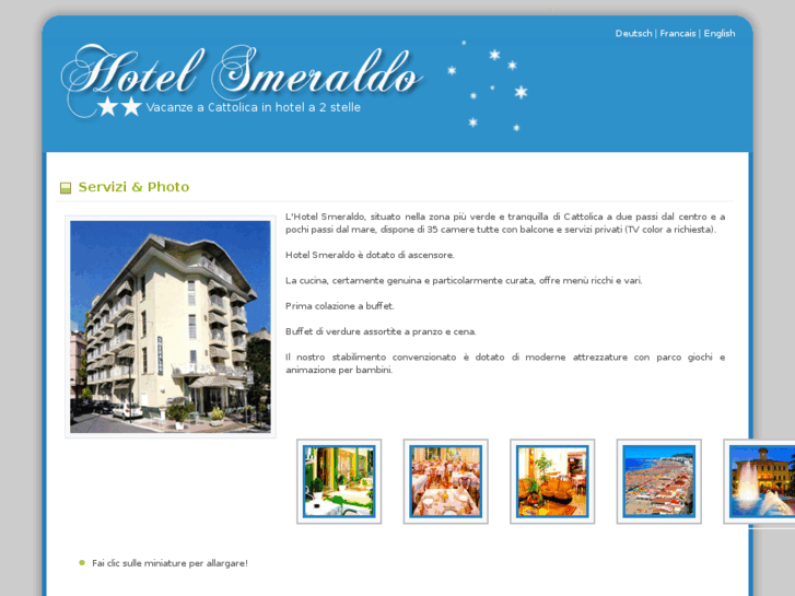 www.hotelsmeraldocattolica.com