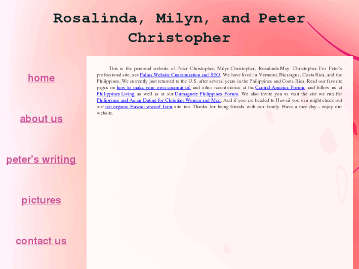 www.peterchristopher.com
