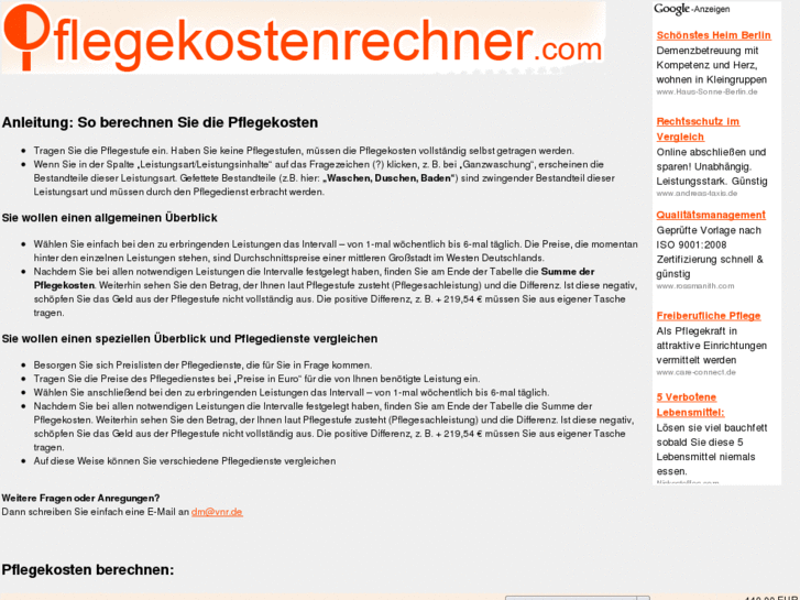 www.pflegekostenrechner.com