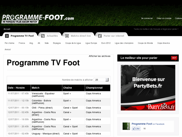 www.programme-foot.com