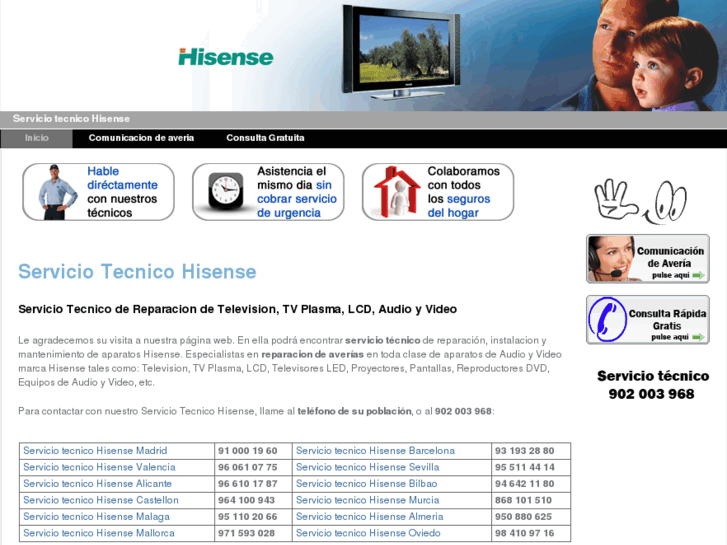 www.servicio-hisense.es