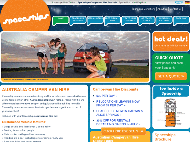 www.spaceshipsrentals.com.au