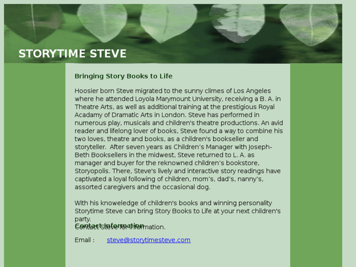 www.storytimesteve.com