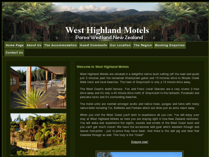 www.westhighlandmotels.co.nz