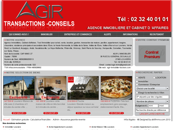 www.agir-immobilier-louviers.com