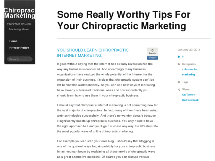 www.chiropractormarketing.net