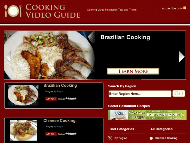 www.cookingvideoguide.com