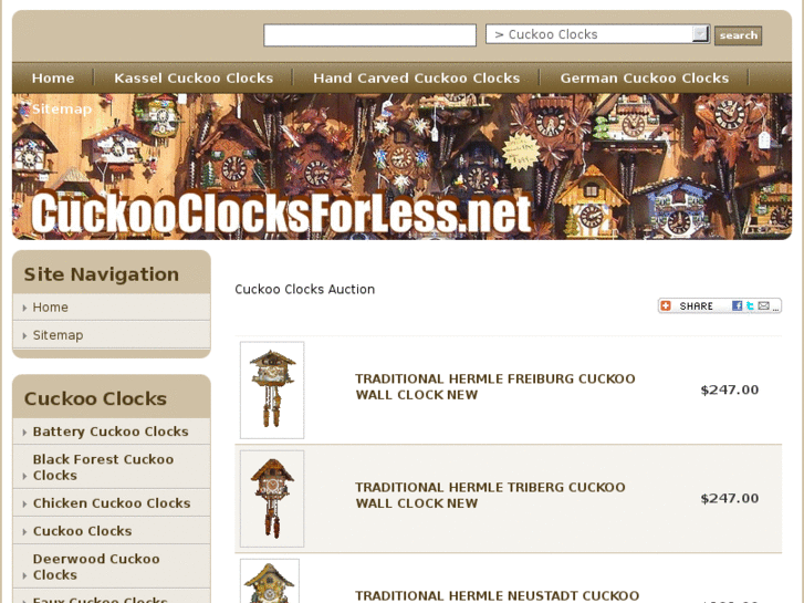 www.cuckooclocksforless.net