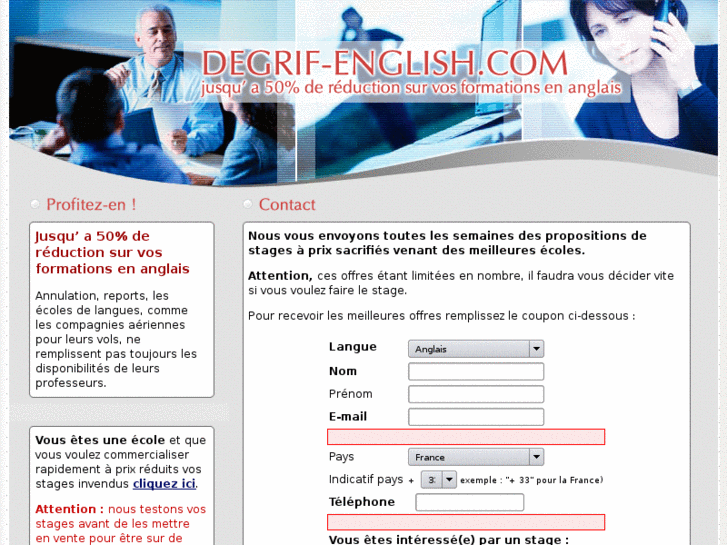 www.degrif-english.com