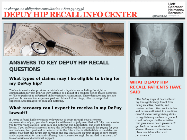 www.depuyrecall2011infocenter.com