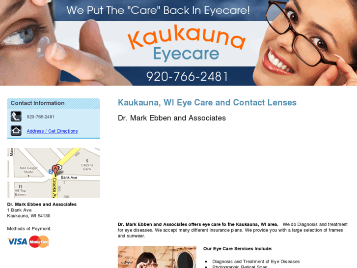 www.eyecarekaukauna.com