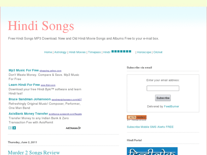 www.hindisongs2.com