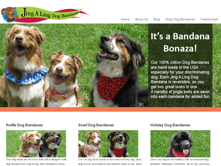 www.jingalingdogbandanas.com