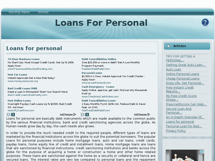 www.loansforpersonal.com