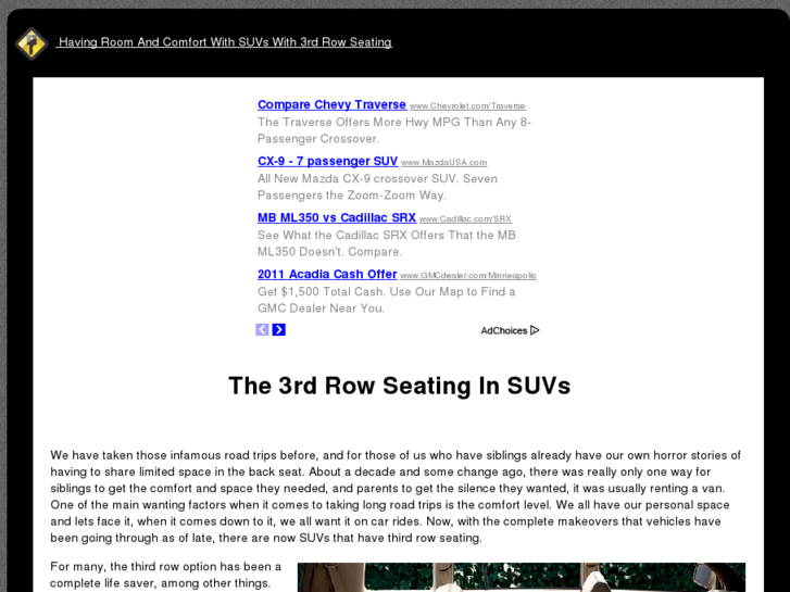www.suvwith3rdrowseating.com
