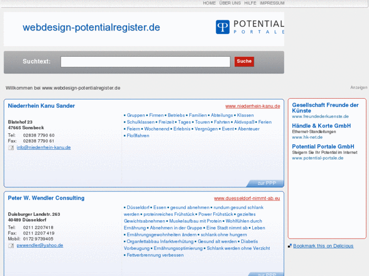 www.webdesign-potentialregister.de