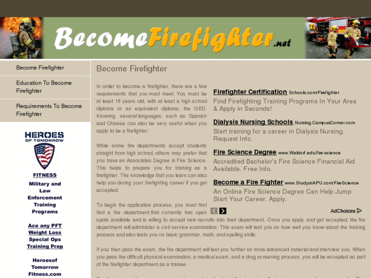 www.becomefirefighter.net