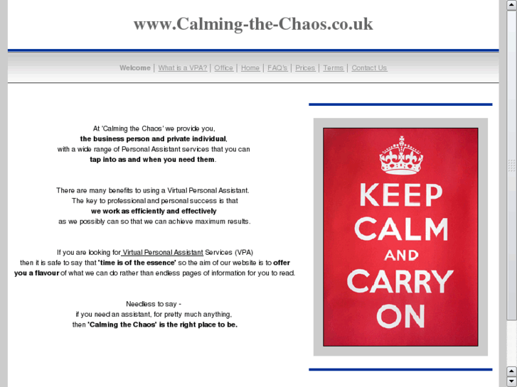 www.calming-the-chaos.co.uk