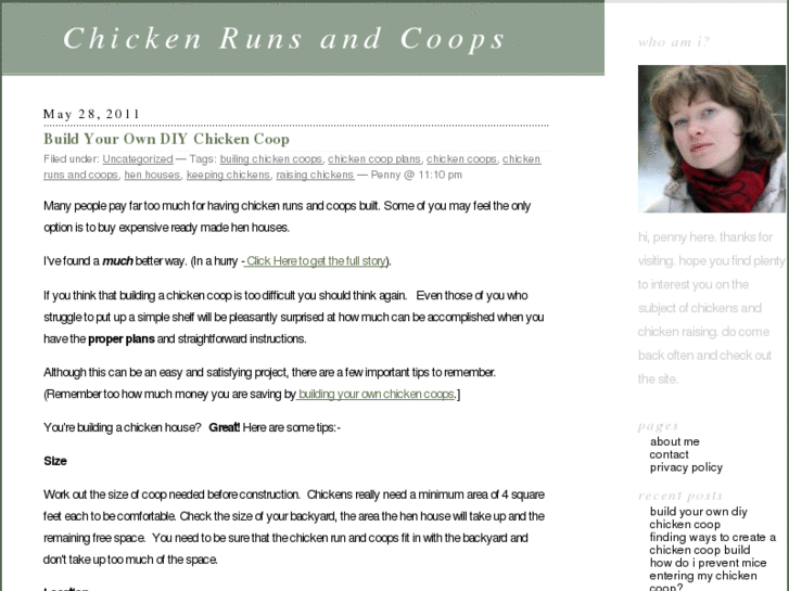 www.chickenrunsandcoops.org