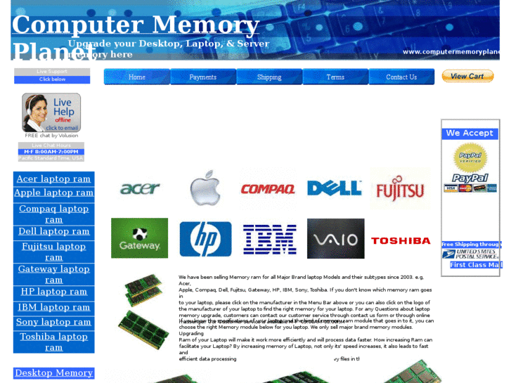 www.computermemoryplanet.com