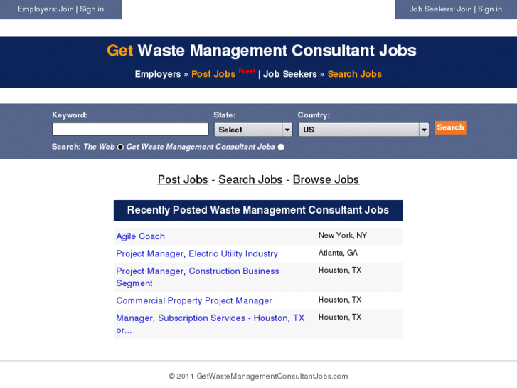 www.getwastemanagementconsultantjobs.com