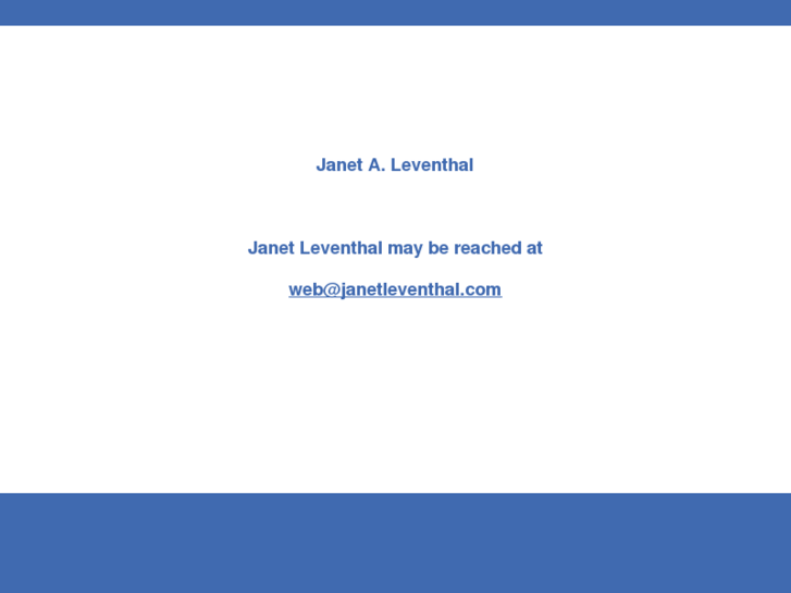 www.janetleventhal.com