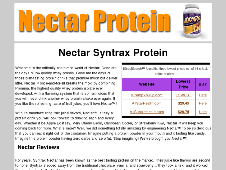 www.nectarprotein.net