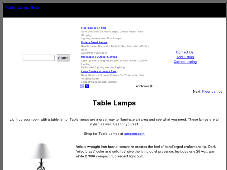 www.tablelampssets.com