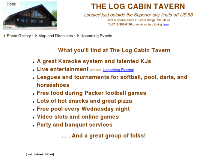 www.thelogcabintavern.com