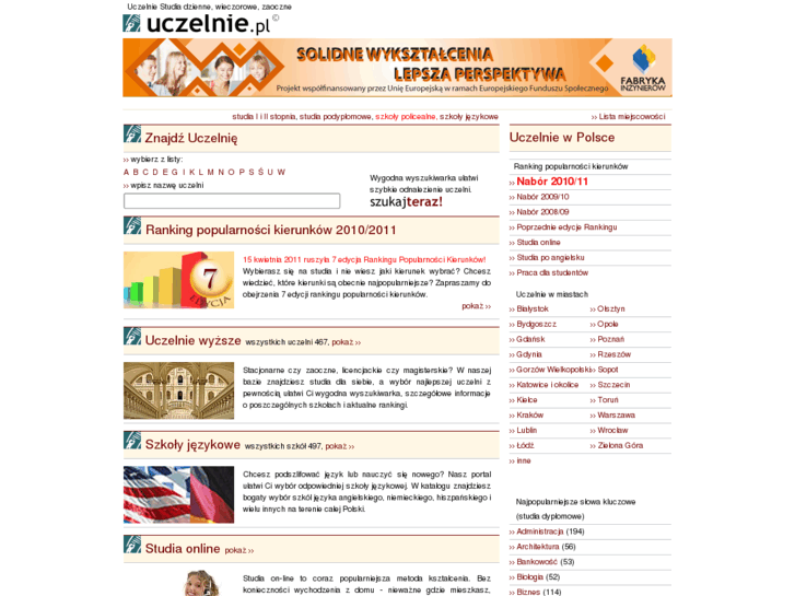 www.uczelnie.pl