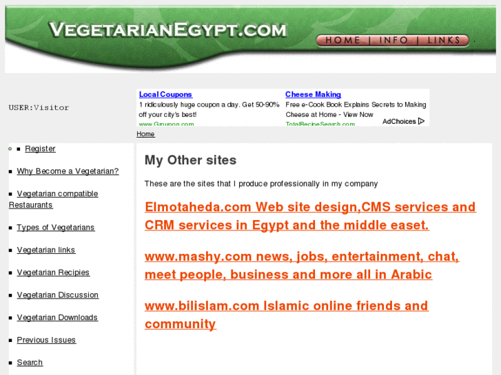 www.vegetarianegypt.com