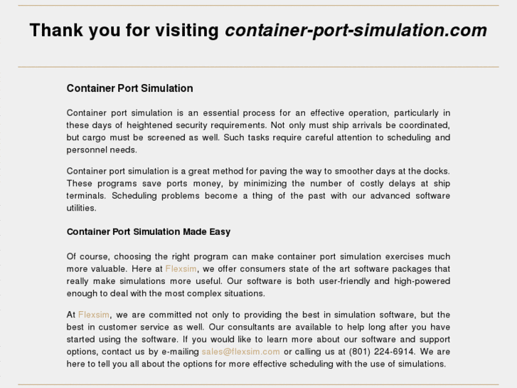 www.container-port-simulation.com