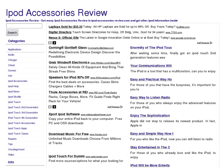 www.ipod-accessories-review.com