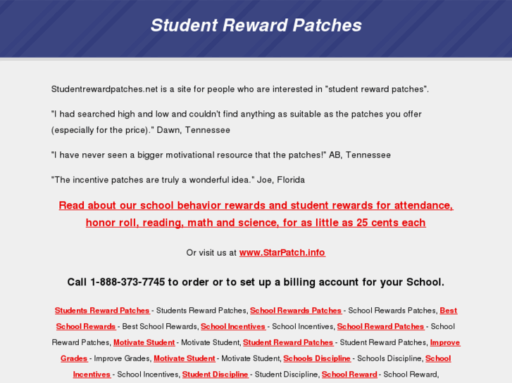 www.studentrewardpatches.net