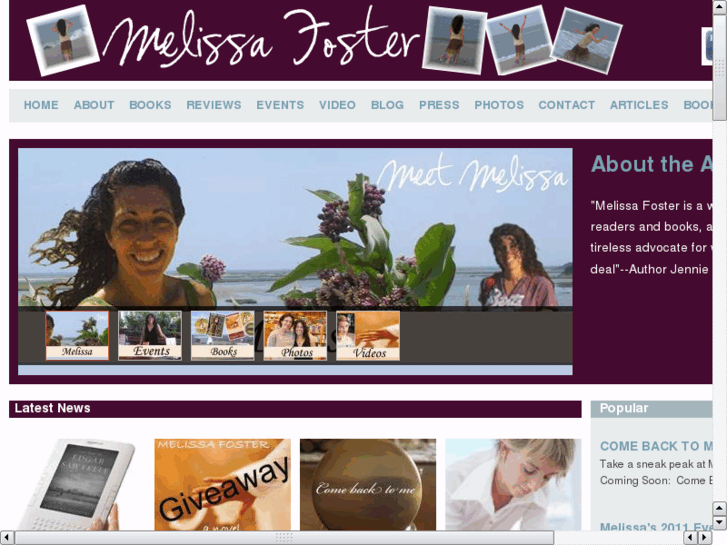 www.authormelissafoster.com