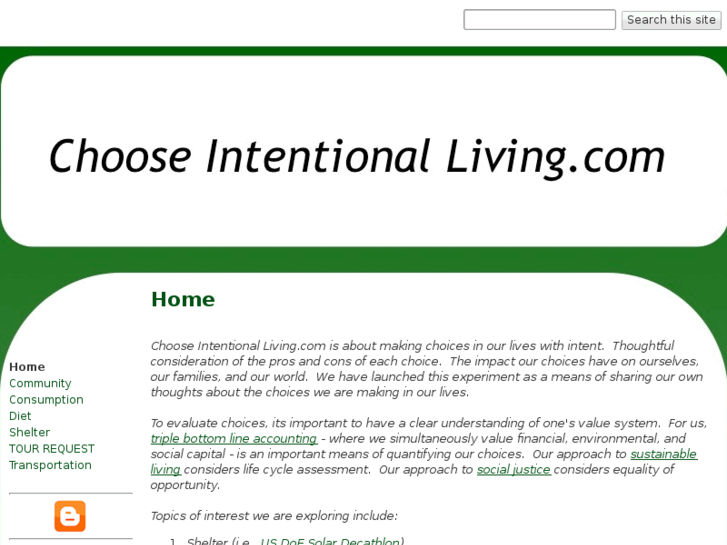 www.chooseintentionalliving.com