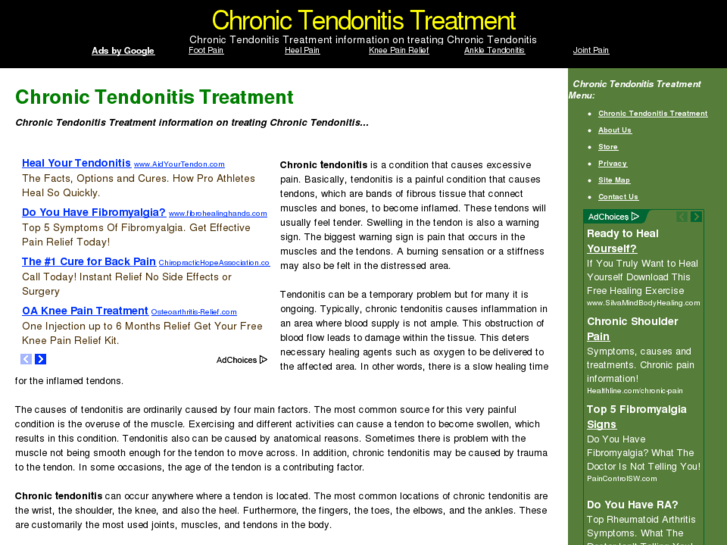 www.chronic-tendonitis.com