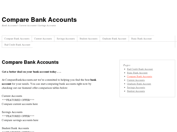 www.comparebankaccounts.net
