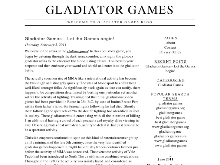 www.gladiatorgames.org