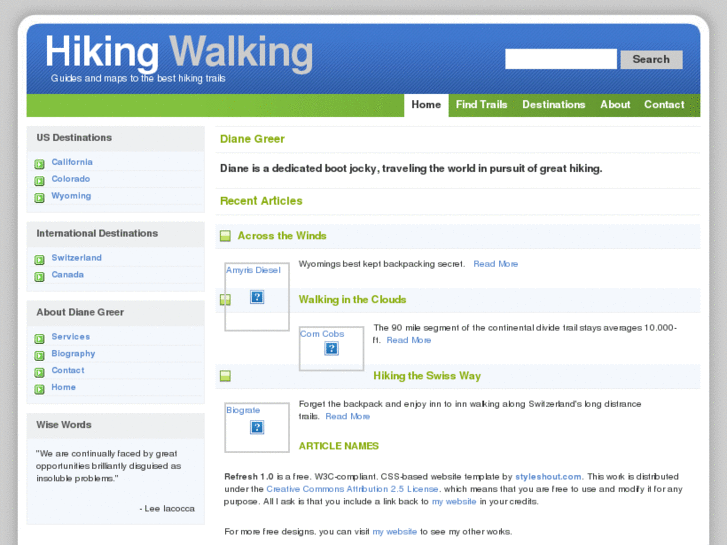 www.hikingwalking.com