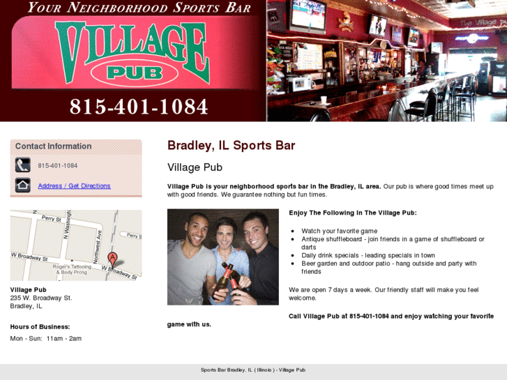 www.villagepub-bradley.com