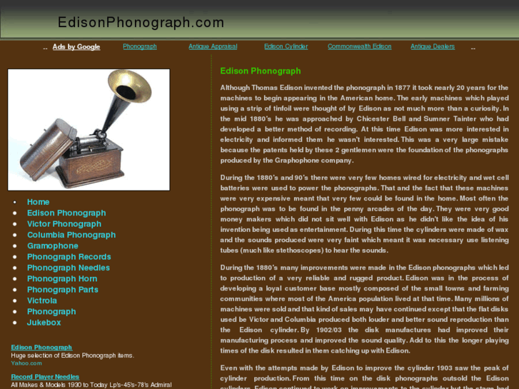 www.edisonphonographs.com