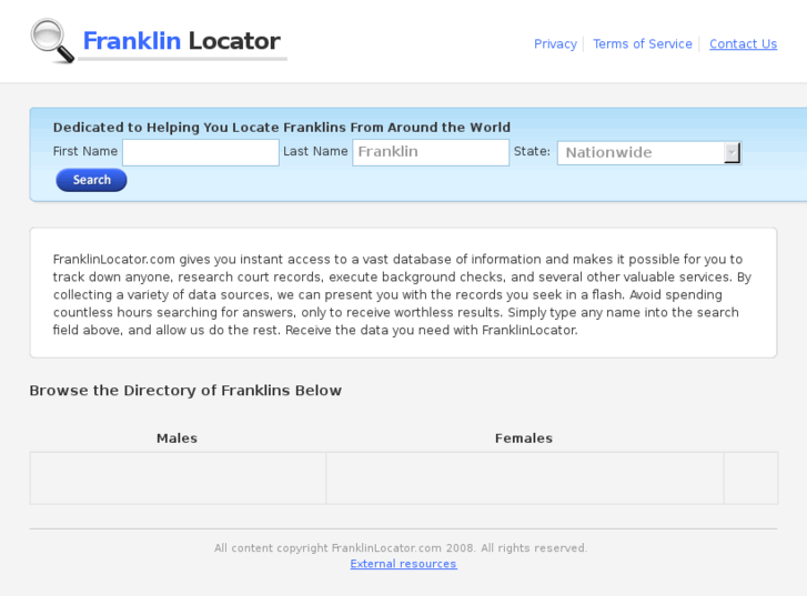 www.franklinlocator.com