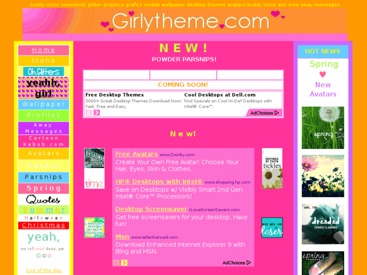 www.girlytheme.com