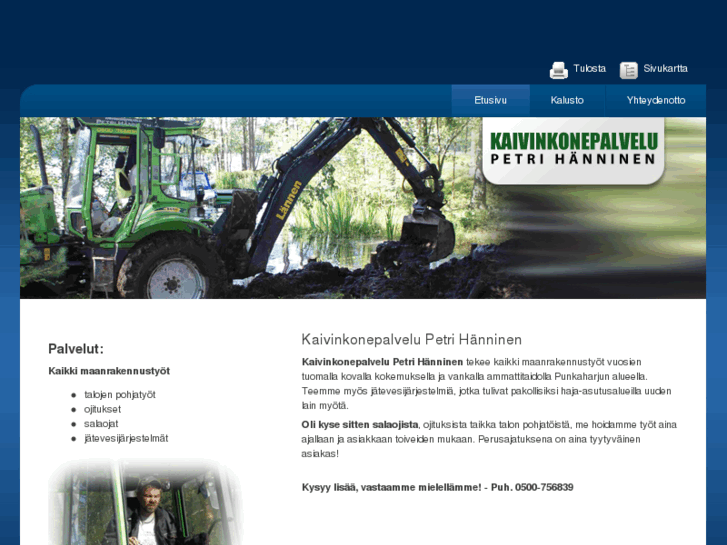 www.kaivinkonepalvelupetrihanninen.com