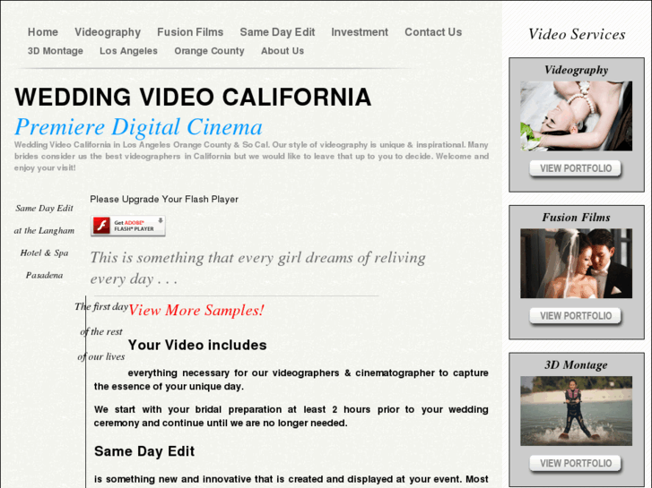 www.weddingvideocalifornia.com