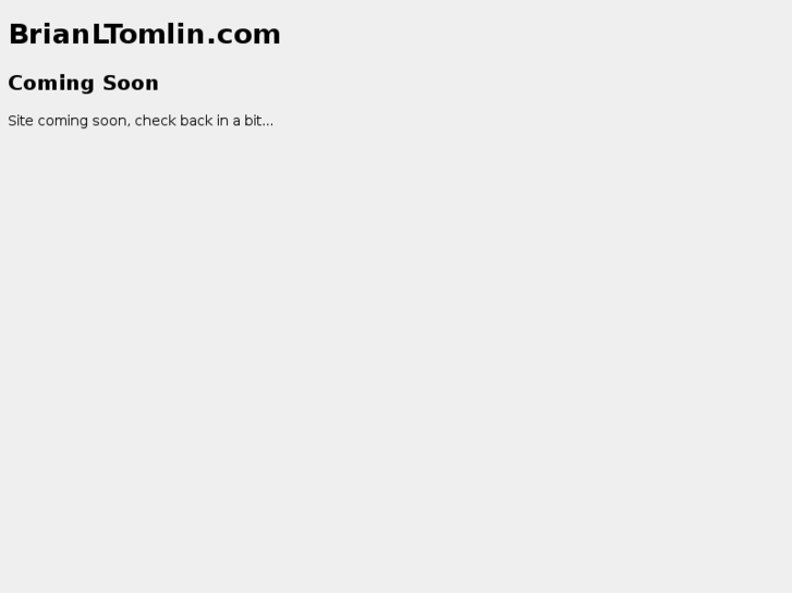 www.briantomlin.net