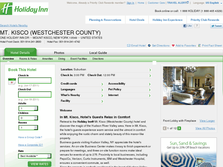 www.holidayinnmtkisco.com